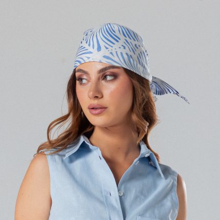 Blue scarf