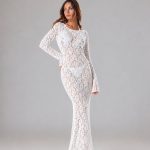 WHITE LACE DRESS