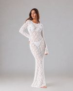 WHITE LACE DRESS