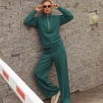 Teal Zip set