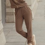 Mocha essential track pants
