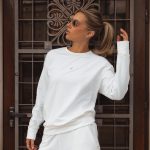 White gold hoodie