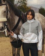 White Grey Softshell Jacket