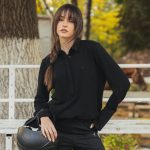 Black Polo Blouse