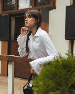 White Polo Blouse - Image 3