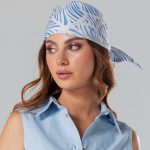 Blue scarf