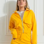 Yellow Zipper Sweatshirt