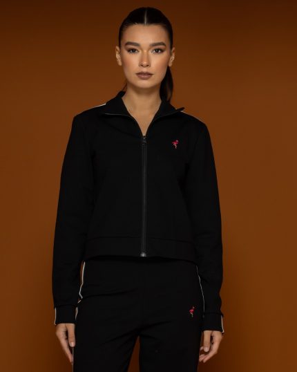 Black Sweatshirt With Zipper