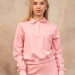 Baby rose - white sweatshirt