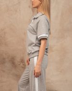 Grey white pants