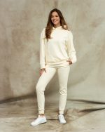 BUTTER YELLOW SLIM TRACK PANTS