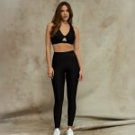 Black basic leggings