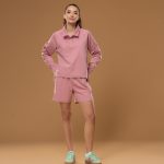 PINK GRACE POLO SHORT SET