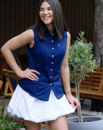 Cloud mini skirt set