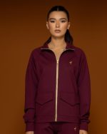 Burgundy Sweatshirt With Pockets