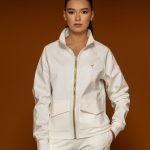 Ecru Sweatshirt With Pockets
