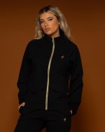 Jet Black Sweatshirt With Pockets