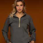 Pouro Half Zipper Sweatshirt