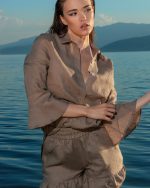 Brown Linen Set